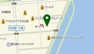 メンズ・レディスセルフ脱毛サロンRayの地図画像