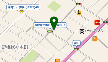 ぱん屋ニレカゼの地図画像