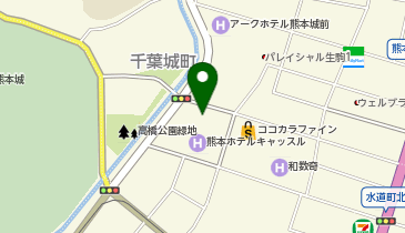 くまもと中央高等学院・eスポーツ高等学院クマモトeスタジアムの地図画像