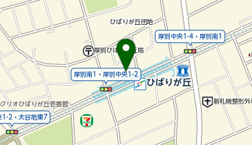 買取本舗七福神・札幌厚別ひばりが丘店の地図画像