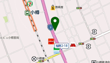アフラック募集代理店北海道ファミリー株式会社小樽支店の地図画像