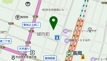 わたじん楽器長岡店の地図画像