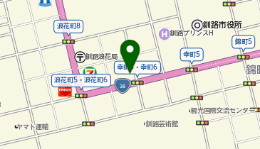 美術あとりえKUSHIROの地図画像