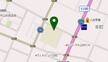 山形市役所 文化スポーツ部 やまがたクリエイティブシティセンターQ1の地図画像