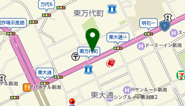 JTB 新潟支店の地図画像