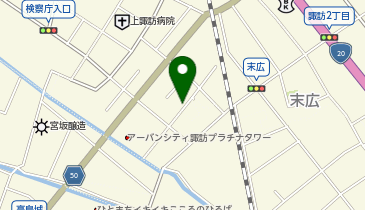 諏訪天下一の地図画像