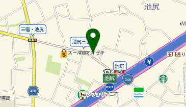 肉の奥吉の地図画像