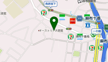 ハイクラウンクリーニング麻布店の地図画像