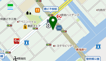 サロンデレディニー(salondeLadney)勝どき店の地図画像