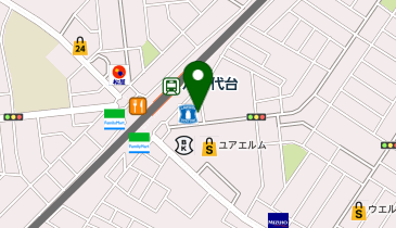 ピザハット 八千代台店の地図画像