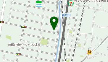 ライフデリ流山店の地図画像