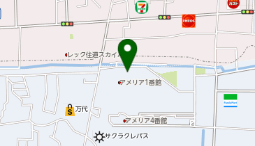 ながお薬局アメリア店の地図画像