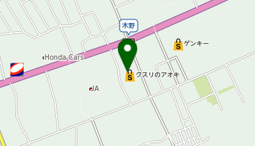 クスリのアオキ美浜薬局の地図画像