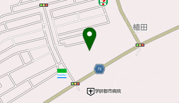 けいはんな動物病院の地図画像