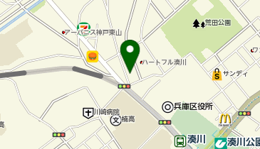 鬼平コロッケ湊川店の地図画像