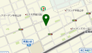 深江北町薬局の地図画像