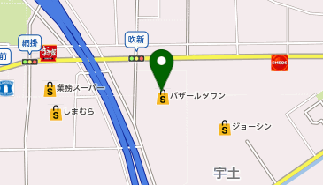 買取大吉バザールタウン篠山店の地図画像