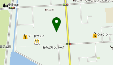 株式会社保険ひろばおのだサンパーク店の地図画像