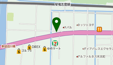 晴れの日整骨院の地図画像