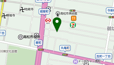韓激高松店の地図画像
