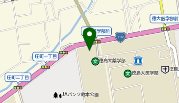 徳島大学 代表受付 キャンパスライフ健康支援センター 総合相談部門・蔵の地図画像
