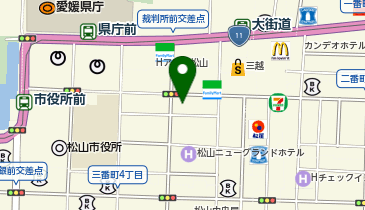 愛媛県庁 保健福祉部 ねんりんピック推進課の地図画像