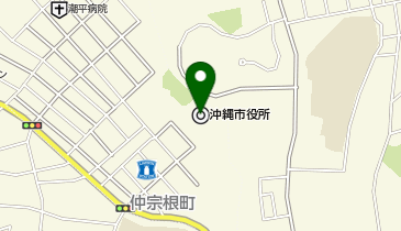 コザ信用金庫 沖縄市役所内出張所の地図画像