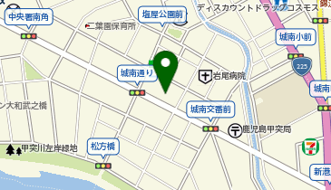 スマホの窓口鹿児島天文館店の地図画像