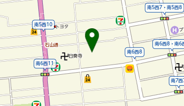 ツルハ 調剤薬局南6条店の地図画像