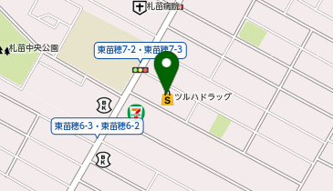ツルハ 調剤薬局東苗穂7条店の地図画像