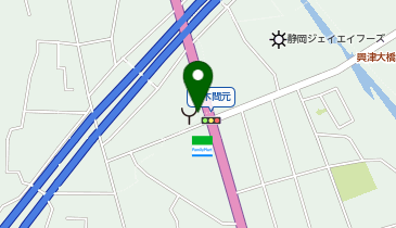 興津せせらぎ整体院の地図画像