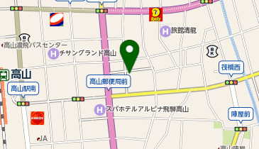 東海労働金庫高山支店の地図画像