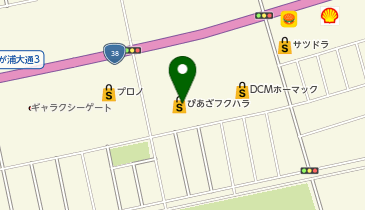 靴の専門店TANAKAYAの地図画像