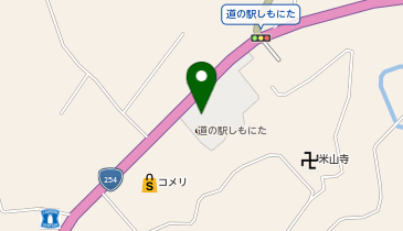 神津牧場ミルクバーの地図画像