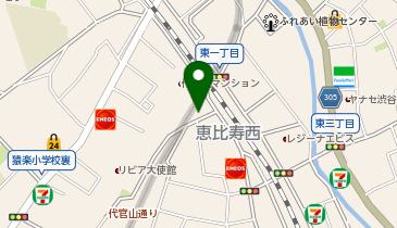 ヘアスタジオアルム(hairstudioARUIM)の地図画像