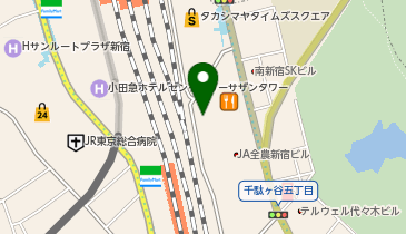 銀座アスターデリカ新宿高島屋店の地図画像