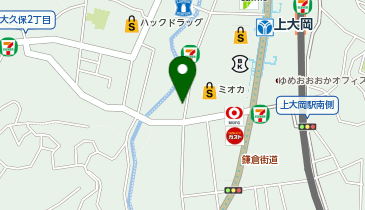 ミオカット理容店の地図画像