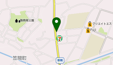 床屋ホッタの地図画像