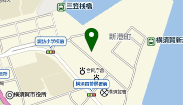 ヨコスカスーベニアショップの地図画像