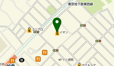 ASBee市川妙典店の地図画像