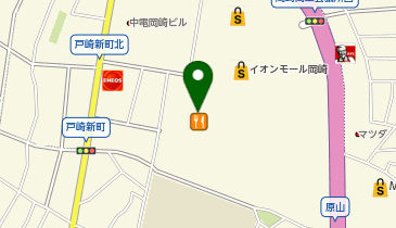 北海道キッチンYOSHIMIイオンモール岡崎店の地図画像