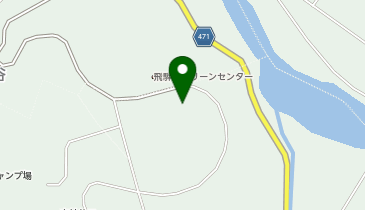飛騨市古川町森林公園キャンプ場の地図画像