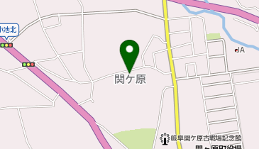 関ケ原戦国甲冑館の地図画像