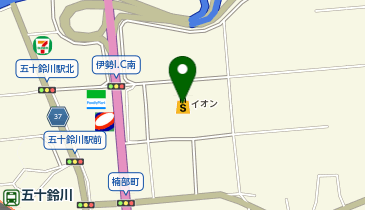 ジャスコ伊勢店 アイドルスリーの地図画像