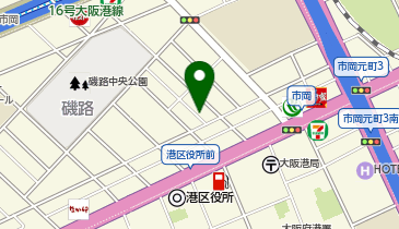 鍵の出張救急車大阪市港区磯路営業所24時間受付センターの地図画像