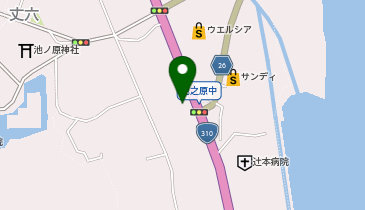 ビッグベリー大阪狭山池之原店の地図画像