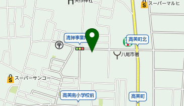 八尾市役所 資源循環課の地図画像