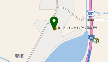 Zoff三井アウトレットパーク滋賀竜王店の地図画像