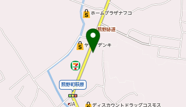 ヤクルト熊野センターの地図画像