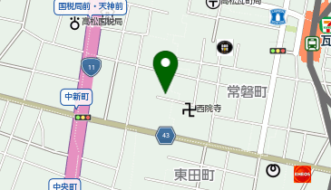 WHITEEYE高松店の地図画像
